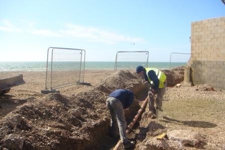 Making a rainwater soakaway