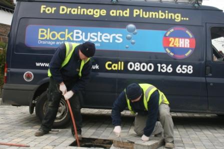 Blocked drain in Brighton quick response by local experts from Blockbusters