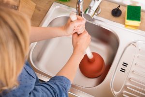 blocked sink