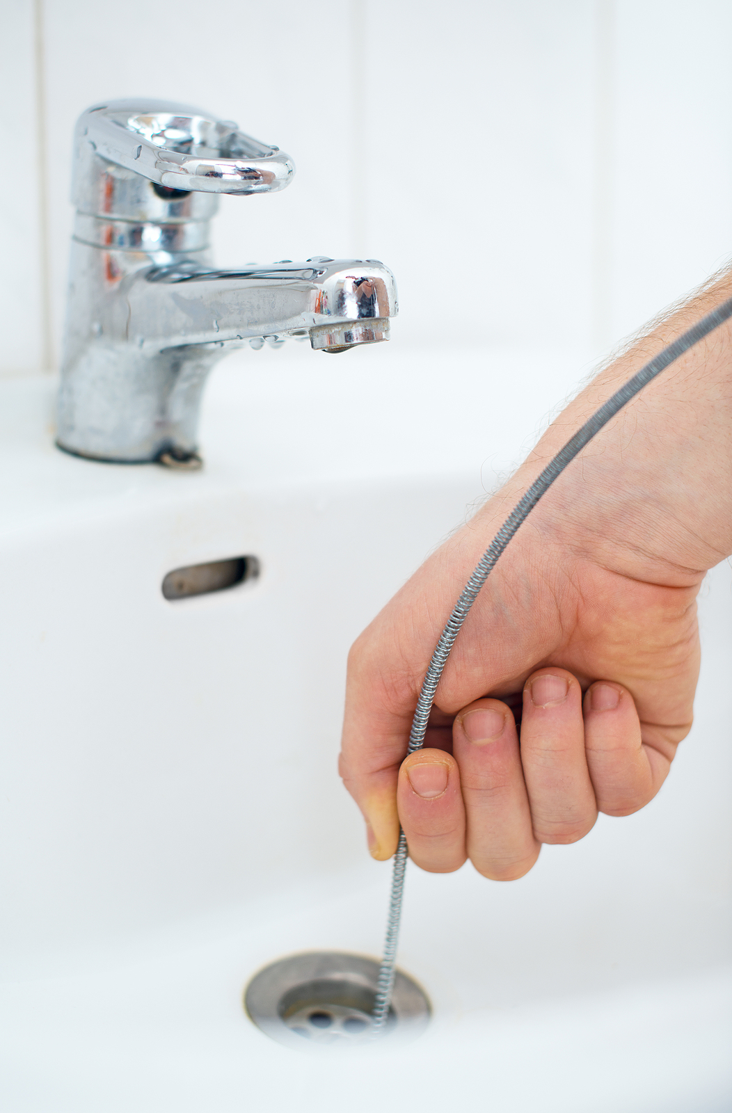 How to snake your bathroom sink. 